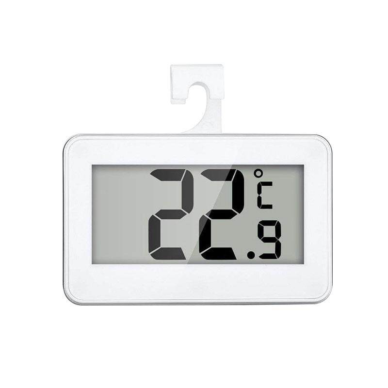 

Multi-Purpose Household Thermometer And Hygrometer Digital LCD Bedroom Basement Cold Storage Refrigerator Thermometer New white