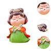 Cartoon Tang Dynasty Lady Statue Desktop Decoration for Mantel, Bookshelves, Cafe Decor Multipurpose