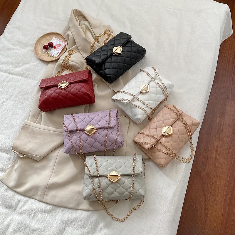 

Bags for Women Korean Style Diamond Chain Bag Women s One Shoulder Crossbody Bag