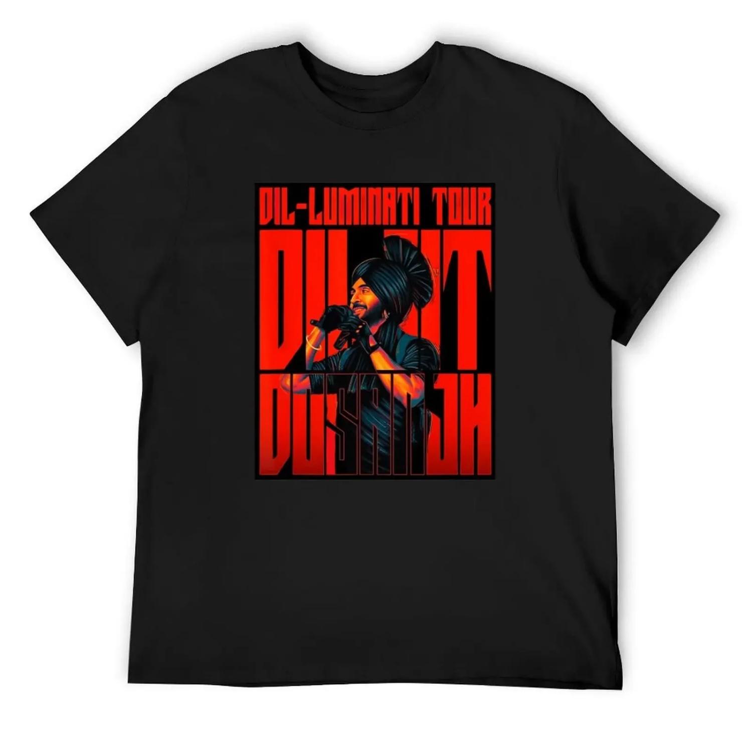 

Diljit Goat Vibe Punjabi Singer Dosanjh T-Shirt summer 2025 vintage graphic tee plain t shirts men XXXXXL чорний