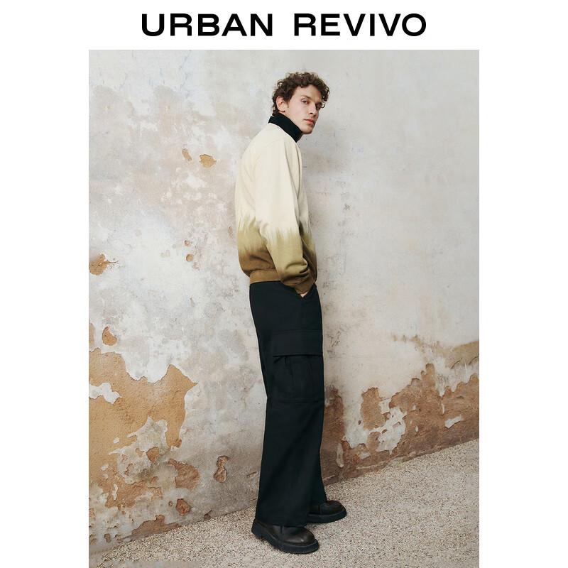 

UR Men s 2025 Spring Color-block Print Loose Sweatshirt XS