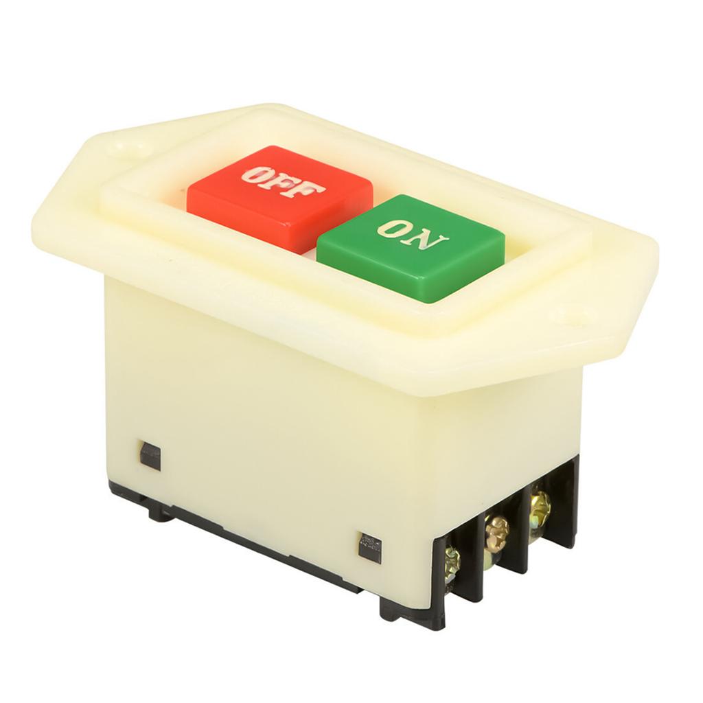 On/Off Push Button Switches Electrical 5A ON/OFF Control Push Button for Mechanical Equipment Use