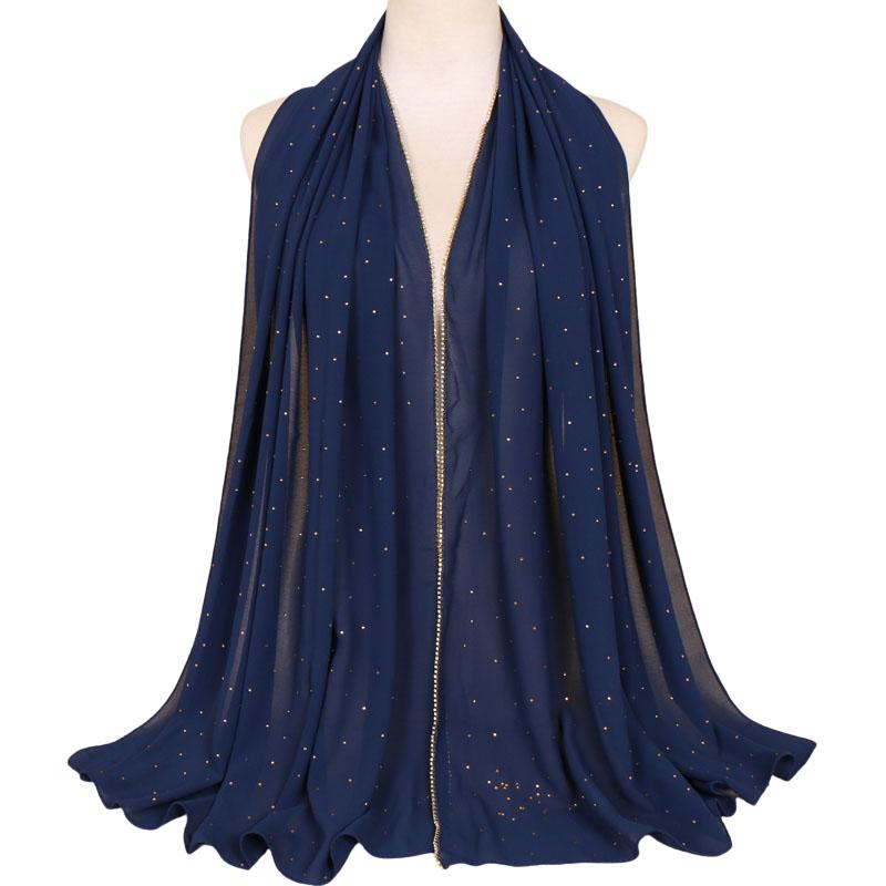 

Lurex Gold Glitter Scarf Chiffon Hijabs For Woman Shimmer Shawl Wrap Golden Edge Woman Wedding Stole Muslim Chiffon Hijab Caps