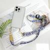 Spun Gold Retro Lanyard Case For Samsung Galaxy S25 Ultra S20 S21 S22 S23 FE S24 Plus A56 Crossbody Strap Diamond Clear Cover