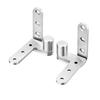 Invisible Door Hinges 360 Degree Swivel Shaft Rotation Furniture Fittings Wooden Door Heavy Duty Swivel Shaft Hardware
