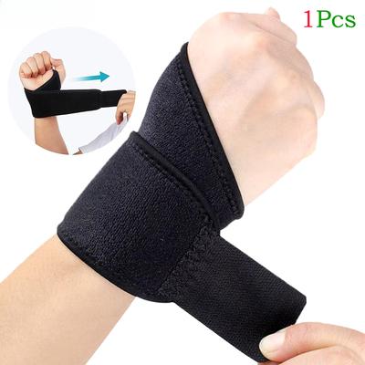 1Pcs Adjustable Wrist Support Brace Wrist Wraps for Men Women,WristBands Compression Straps Sleeve for Fitness