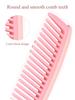 Cute Detangling Comb Anti-static Handle Hair Combs Head Massager Wide Tooth Comb for Hair Styling Tools Smooth Hair Comb