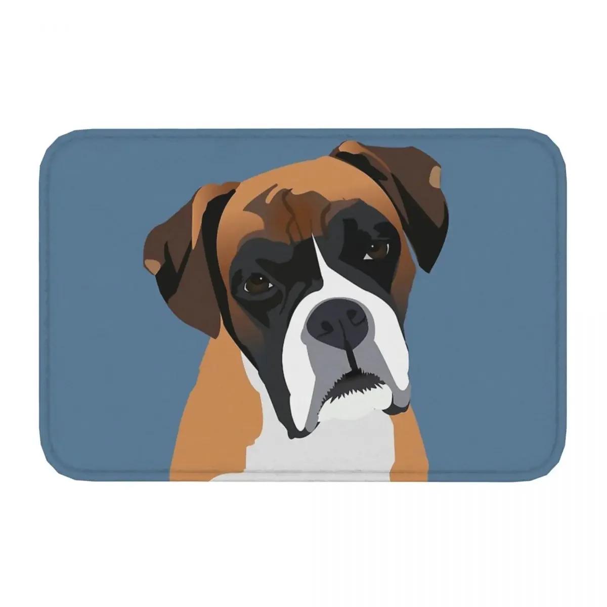

Dog Doge Cute Non-Slip Carpet Boxer Doormat Living Room Bath Mat Entrance Door Decor Rug 40cmx60cm