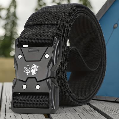 2025 Neues Klassisches Design Mode Passende Essentials Taktischer Schnellverschluss Druckknopf Elastischer Freizeit Outdoor Trainingsgürtel