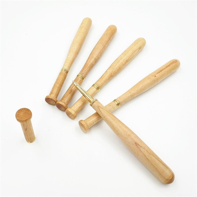 

W89C Baseball Bat Ballpoint Pens Maple Writing Pen 0.5mm Black Pens Pen Smooth Writing Pen Students Reward China Mainland