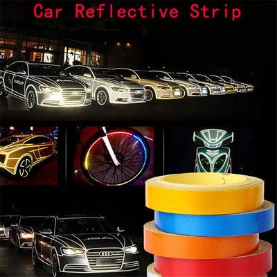Car Auto Motorcycle Reflective Strip Safety Warning Tape Sticker 1CMx5M