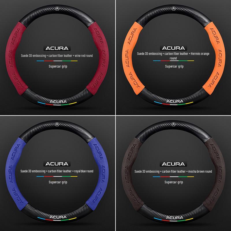Acura CDX 2016-2021 Ultradünne Carbonfaser Wildleder Lenkradabdeckung