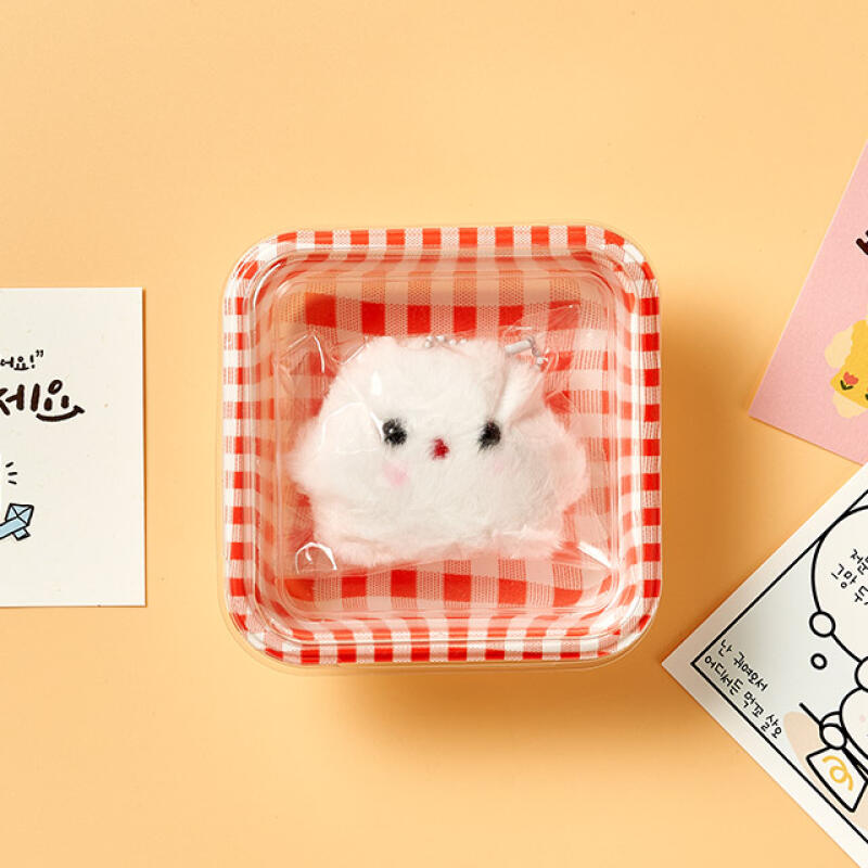 

Baby Bird Black Bean-Eyed Doll Keychain + Message Card + Check Box Baby bird (black bean eyes) + checkbox