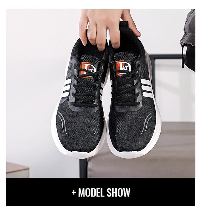 Breathable Lightweight Non-Slip Running Shoes for Couples - Soft Sole Fashion Sneakers