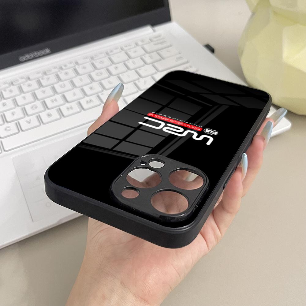 

WRC Hot Racing Fashion Phone Case Tempered Glass For IPhone 17 15 16 14 12 13 11 Pro XS Max Plus Mini Cover iPhone17 Pro Max