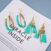 Fashionable Ear Studs Casting Mold Handmade Earrings Silicone Mold Eardrops Danglers UV Crystal Resin Epoxy Mold