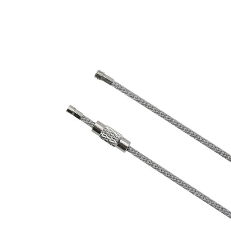 Stainless Steel Wire Key Ring and Loop Buckle