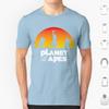 Planet Of The Apes Sunset T Shirt 6xl Cotton Cool Tee Planet Of The Apes Apes Charlton Heston Chimpanzee Film Filthy Animal
