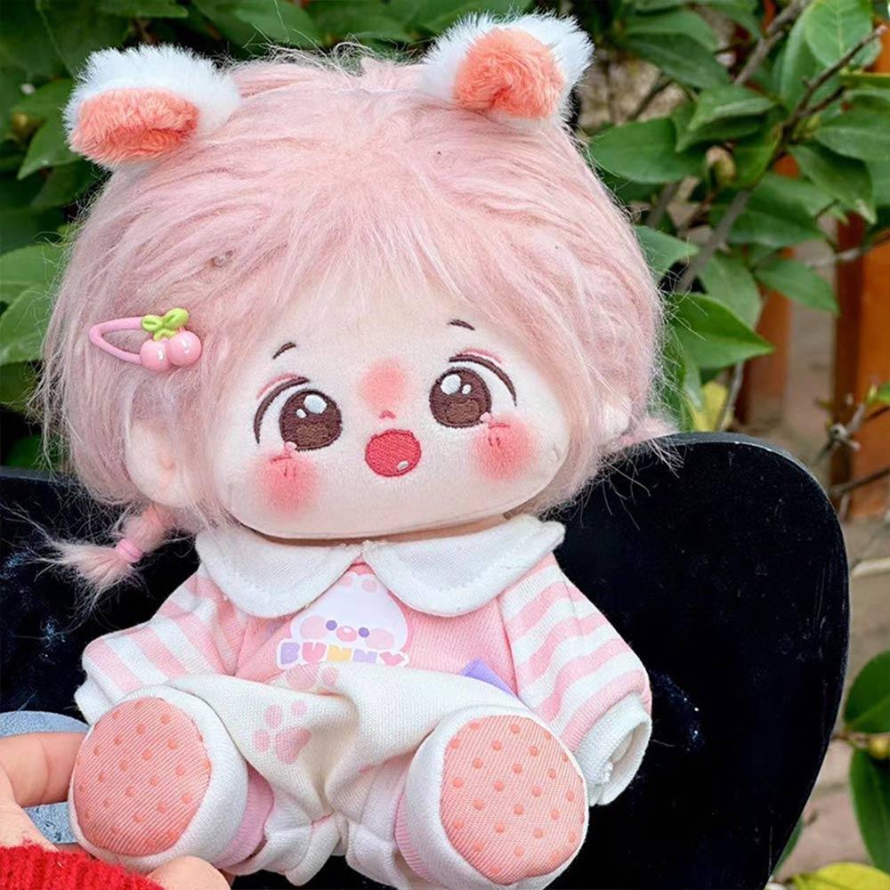 20CM Cartoon Animal Jumpsuits Multicolor Doll Pajamas Kawaii Doll Clothes Cotton Stuffed Doll