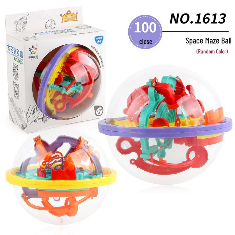 Yuxin 3D Space Maze Ball - 100 Level Educational Toy for STEM Learning