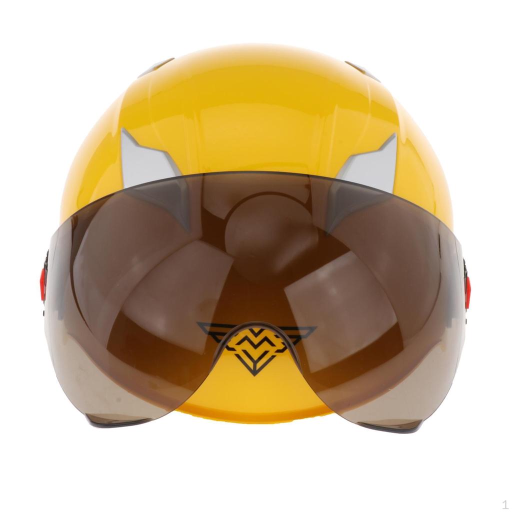 Adult , Outdoor Sports Breathable Cycling Motorbike Half Helmet with Goggles, Adjustable Ultralight