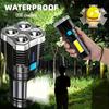 Powerful Flashlight with charging,Super Bright USB Rechargeable 4 LED Handheld Lantern Camping Portable Torch Light For Emergency Power Failure