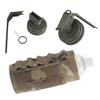 Sabsta Gas Can Cover & Holder Set, Grenade-Style Protective Case for Refrigerant Gas and CB Cans, Airsoft (MC Black Camouflage)