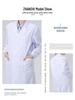 Unisex White Coat for Doctors, Students, and Laboratory Professionals - Long and Short Sleeve Options