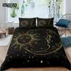 Home Living Luxury 3D Sun and Moon Bedding Set Duvet Cover Set Pillowcase Kids Bedding Set Queen and King EU/US/AU/UK Size
