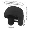 Casual With Earmuffs Warm Beanie Cap Adjustable Windproof Brimless Beanie Cap Fleece-Lined Thermal Dome Melon Cap Winter