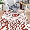 1PC Eye Pattern Non-Slip Floor carpet, suitable for Office, bedroomand playrooms. It can also be used as a sofa footrest cover-T97
