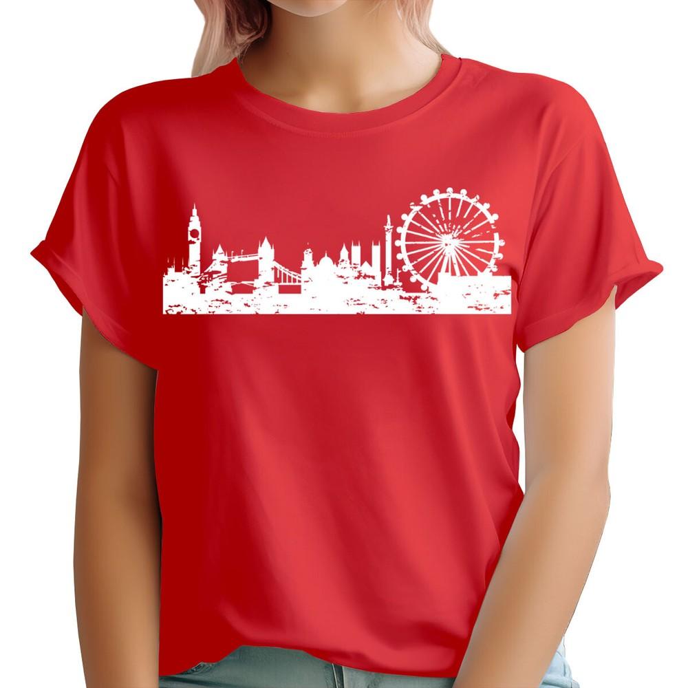 London Skyline England Uk Tower Souvenir Cute Gift Unisexs TShirts Top 5Ta51 S
