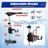 Electric Outboard Trolling Motor 65LB 12V Brush Motor for Fishing Boat Engine