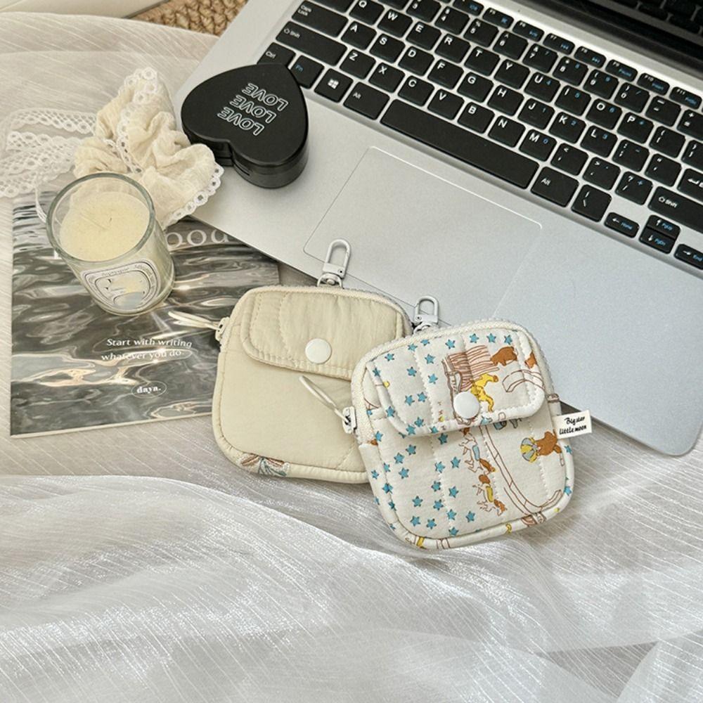 Pendant Small Makeup Lipstick Bag Large Capacity Mini Canvas Storage Bag  Travel