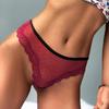 Vrouwen Sexy Holle Slipjes Kant Laag Uitgesneden Verleiding G-String Ademend Ondergoed Comfort String Borduurwerk Slipjes Intiem