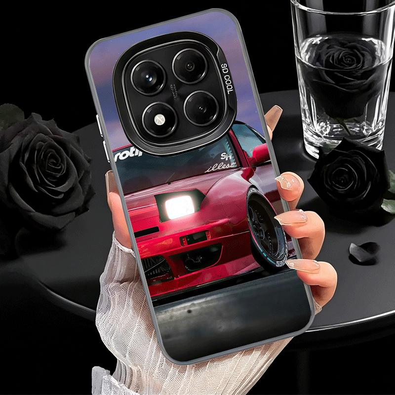 Japan JDM Sports Cars Theme Soft Phone Case for Xiaomi Redmi Note 13 14 15 Pro Plus 12S 12 11S 11 11T 10S 10 Shockproof Cover Ba