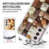 Soft Chocolate Truffles Phone Case for Samsung A16 A17 A26 A36 A56 A57 A55 A54 A37 A15 A25 A35 A14 A24 A34 Galaxy Note 20 10 A07
