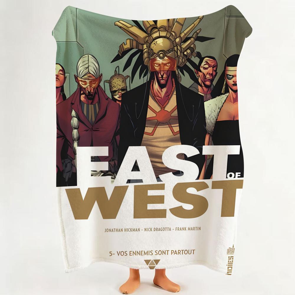 Comic W Westworld Flannel Blanket Suitable for Sofa Living Room Bedroom 75cmx90cm