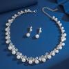 Elegant Pearl Necklace and Earrings Set: Versatile Four-Piece Wedding Jewelry with Tassel and Clavicle Chain