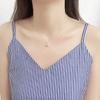 Beixi S925 Sterling Silver Sweet Pearl Shell Pendant Necklace