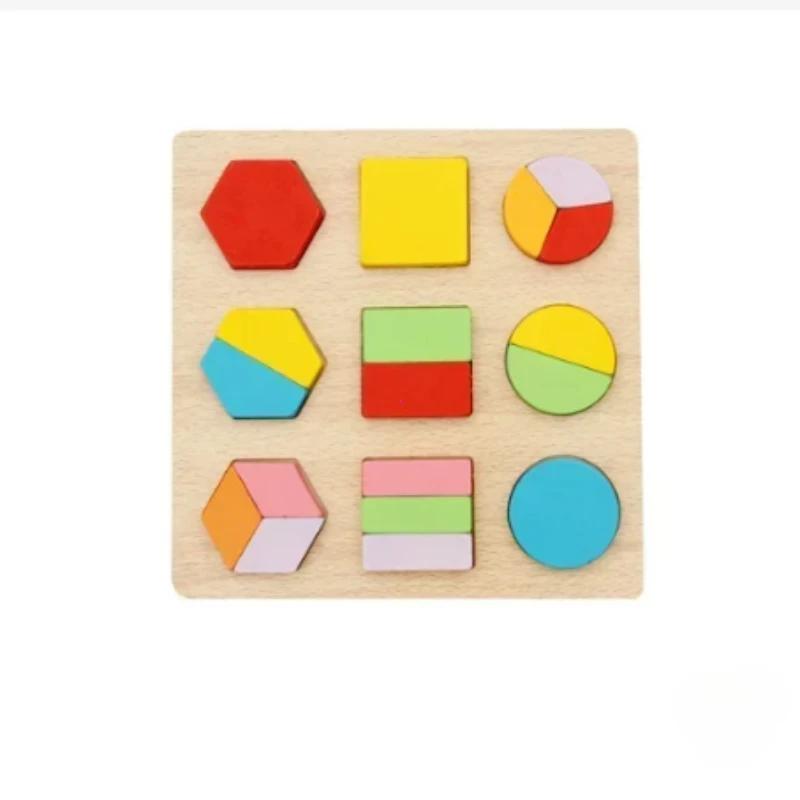 

Montessori Fraction Educational Math Toy Magnetic Arithmetic Teaching Aids Wooden Book Instructive Playthings designed for Children Xmas Present