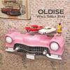 Akizuki Boeki Wall Mounted Object Car Stylish Retro OLDIES CAR HEAD SHELF PINK GK065 'Presly'