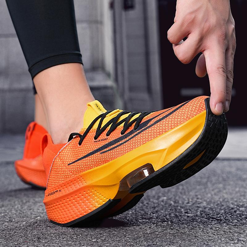 Große Größe 45 Marathon Herren Sport Laufschuhe Luftpolster Atmungsaktiv Leicht Bequem Damen Athletisch Outdoor Sneaker Schuhe