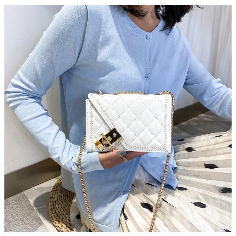 SCIONE Bag Female Rhombic Chain Handbag Fashion Small Square Bag Temperament Small Fragrance Shoulder Bag