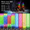 2PCS 1FT 30.5cm Fat LED Whip Lights Remote Control Flagpole Antenna Whips for UTV ATV Off Road Truck Sand Buggy Dune RZR