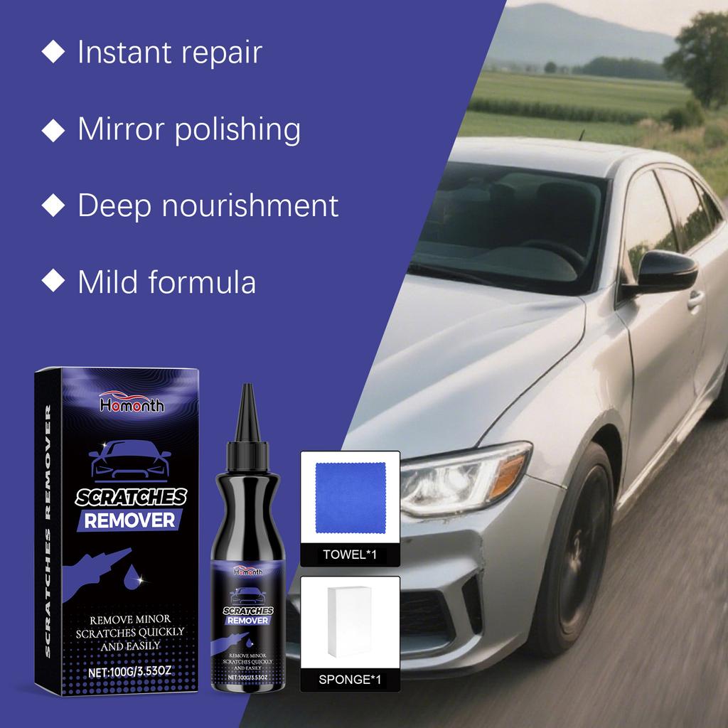 Homonth Car Scratch Repair Paste Paint Scratch Scratch Maintenance Repair Repair Paint Polishing Seamless Repair