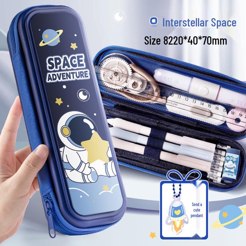 

Мультяшный пенал - Вместительный пенал для канцелярских принадлежностей для мальчиков и девочек начальной школы