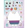 6/12Sheets Gabby'S Dollhouse Make A Face Puzzle Stickers Kids Make Your Own Diy Game Children Cartoon Jigsaw Education Toys Gift