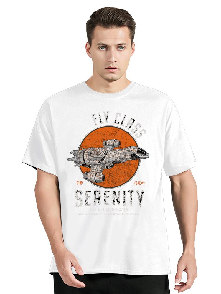 Joss Whedon's Classic Men's Clothing Oversized T-shirt Tops Firefly Serenity TV Streetwear Fashion Cotton Tshirt Casual T Shirt