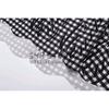 Spring New Women's Clothing French Design Sexy off-the-Shoulder Temperament Square Collar Print Sling Tube Top Dress